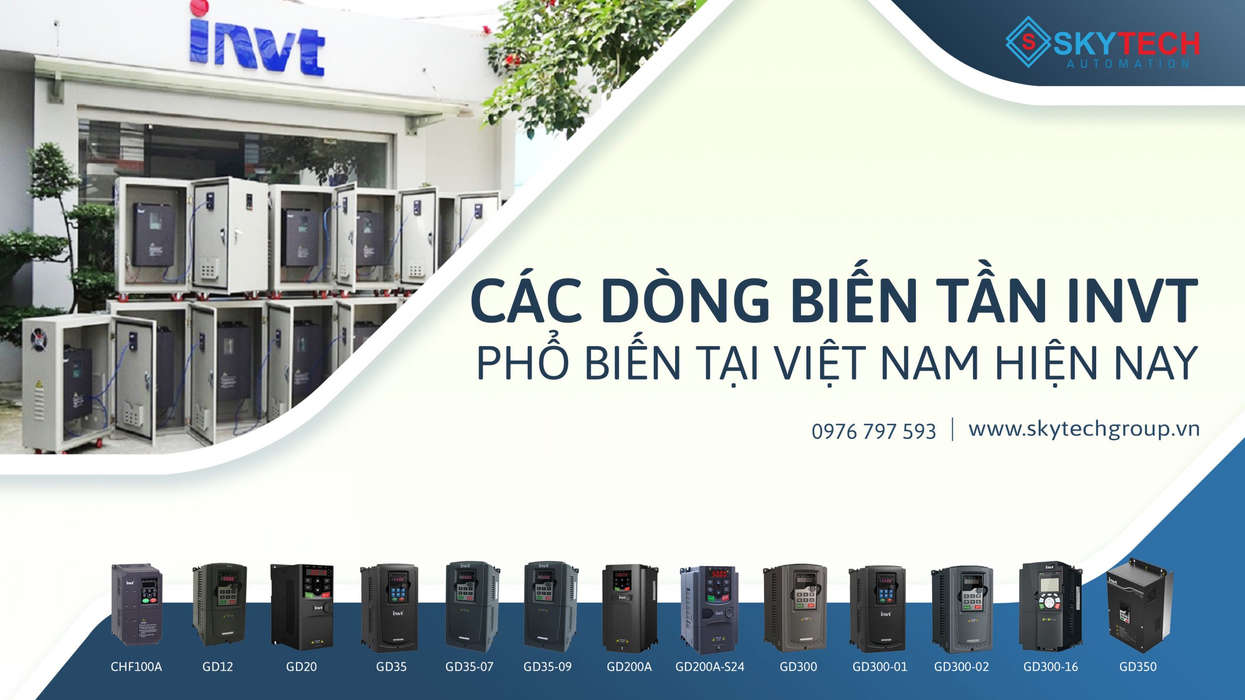 Biến tần INVT phổ biến tại Việt Nam
