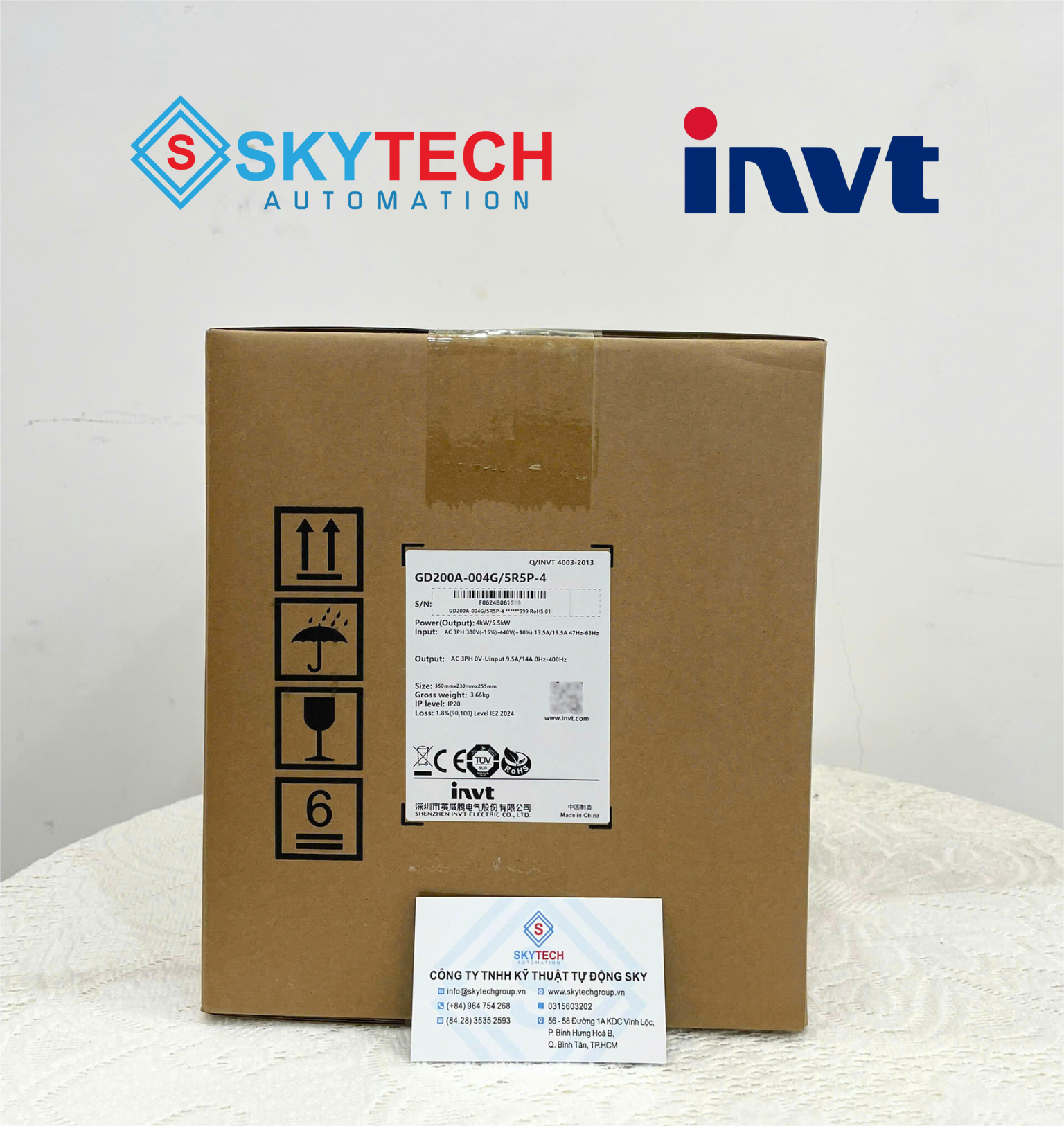 GD200A-004G-5R5P-4-2 Biến tần INVT GD200A-004G/5R5P-4