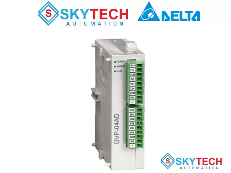 Delta DVP04AD-S2 - Bộ Lập Trình PLC 4 PLC Delta Slim DVP04AD-S2
