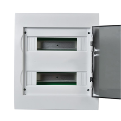 Tủ điện Schneider âm tường EZ9E212S2F trực diện mở