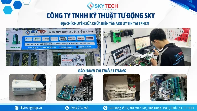 Sửa Chữa Biến Tần ABB Uy Tín Tại TPHCM - SKYTECH GROUP 1 Sửa chữa biến tần ABB uy tín tại SKYTECH TPHCM