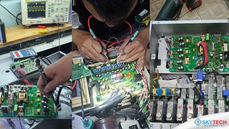 Dịch Vụ Sửa Chữa Biến Tần Uy Tín Tại TPHCM - SKYTECH GROUP 18 Sửa chữa biến tần uy tín, bảo hành tối thiểu 3 tháng