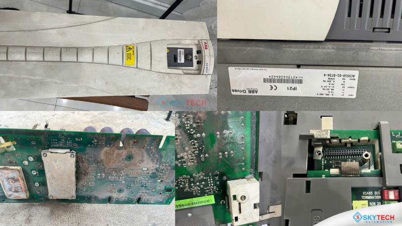 Sửa Chữa Biến Tần ABB Uy Tín Tại TPHCM - SKYTECH GROUP 9 Sửa chữa biến tần ABB hư board công suất, hư board khiển