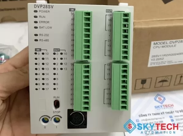 Hướng dẫn lập trình PLC Delta DVP-SV2 3 PLC Delta DVP28SV11T2