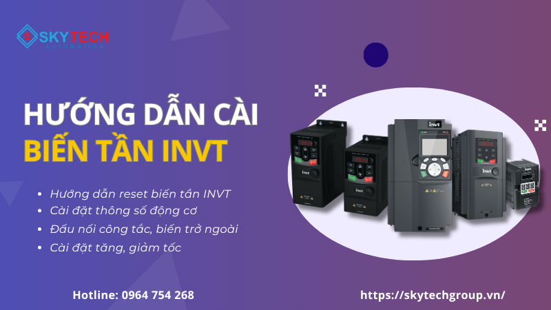 Hướng dẫn cài Biến Tần INVT
