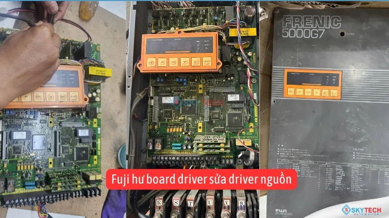 Dịch Vụ Sửa Chữa Biến Tần Uy Tín Tại TPHCM - SKYTECH GROUP 32 Fuji hư board driver sửa driver nguồn